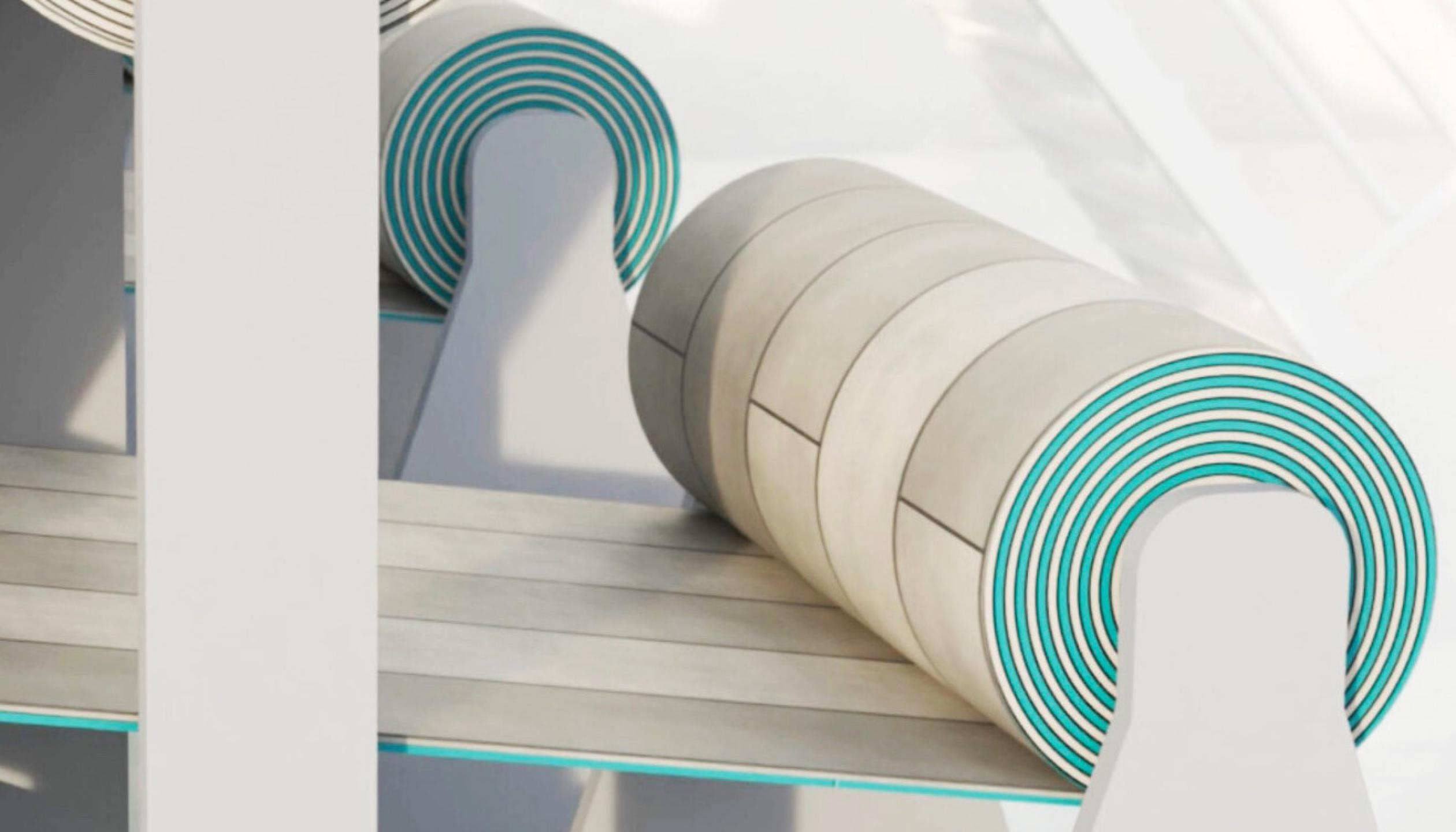 Circulaire akoestische vloer